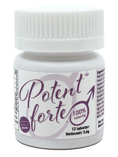 Other Brand Potent Forte 12 stk. tabletter 30000411 Other Brand Potent Forte 12 stk. tabletter 30000411