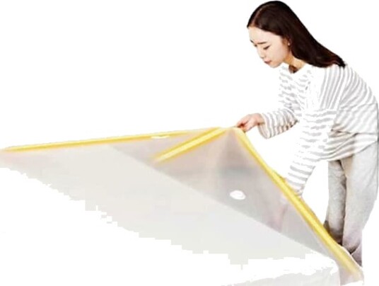 Store vakuumpakker for madrasser, klær, 220 x 100 cm vakuumforseglet madrasspose, oppbevaringspose for flytting/oppbevaring av skummadrasser