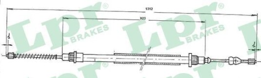 Bremseskive LPR H1043V Bremseskive LPR H1043V