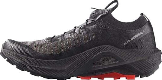 Salomon S/LAB Genesis 2 Unisex Black/Black/Fiery Red 46