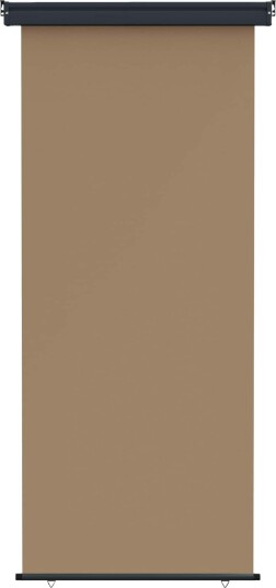 vidaXL Balkong Side Markise 80 x 250 cm 100% polyester jern stål