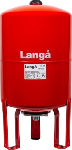 Langå trykkekspansjonstank 50L, Ø350x722 mm, oppvarming