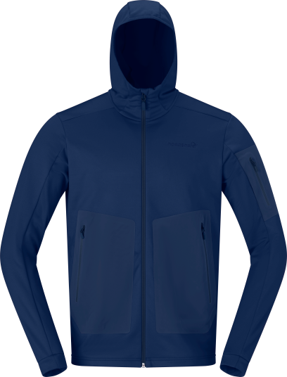 Norrøna Men"s Falketind Warm Stretch Hood Indigo Night Blue S