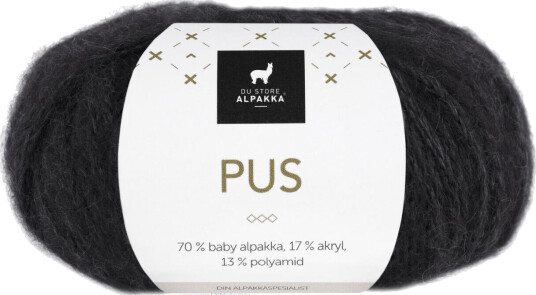DSA , Pus garn 4017 Svart DSA , Pus garn 4017 Svart