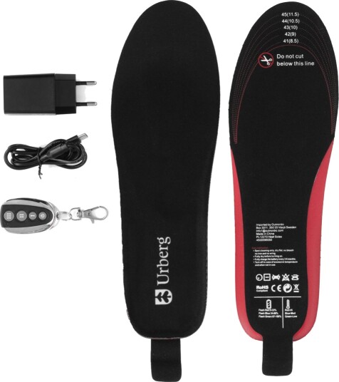 Urberg Heat Soles Black L/XL