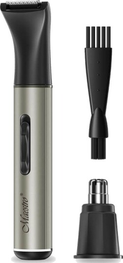 Maestro MR-666 Trimmersett 2-i-1 - USB-C, 90 min - Svart, Sølv