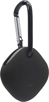 Samsung Galaxy SmartTag Silikondeksel med Nøkkelring Svart