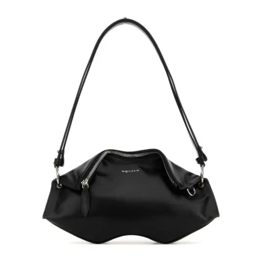 Alexander McQueen Dame Vesker Svart ONE SIZE, Alexander McQueen Dame Vesker Svart ONE SIZE,