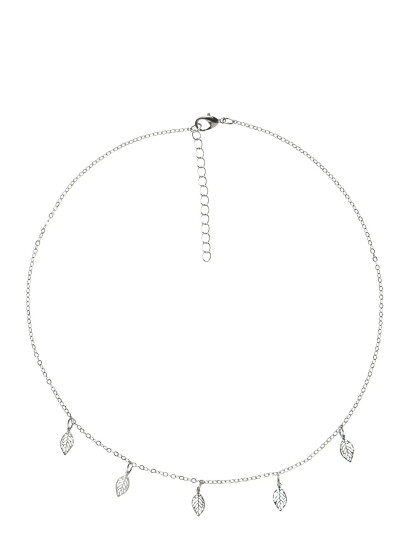 LMTD Nlfleaf Necklace |Silver |One Size