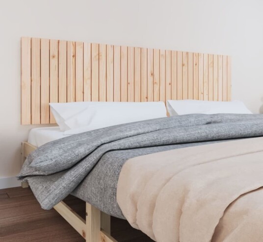 Veggmontert hodegavl 204x3x60 cm heltre furu Veggmontert hodegavl 204x3x60 cm heltre furu