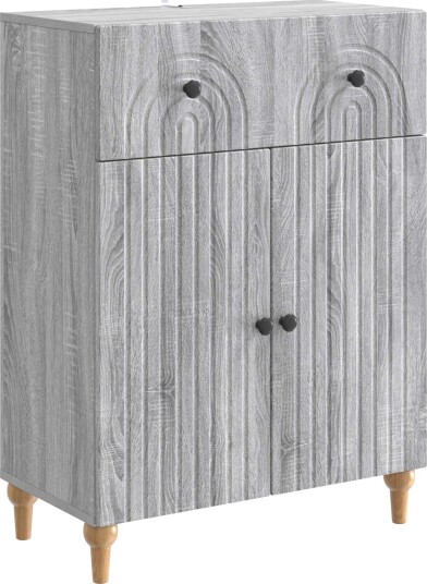 Serviesskap Grå sonoma 66 x 34,5 x 90 cm Konstruert tre Serviesskap Grå sonoma 66 x 34,5 x 90 cm Konstruert tre