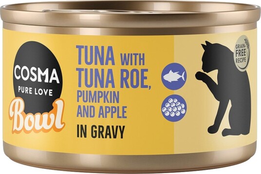 Cosma Våtfôr Bowl Thunfiisk Med Tunfiskrogn 12 X 80 G