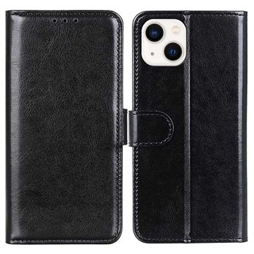 iPhone 14 Plus Lommebok-deksel med Stativ Svart