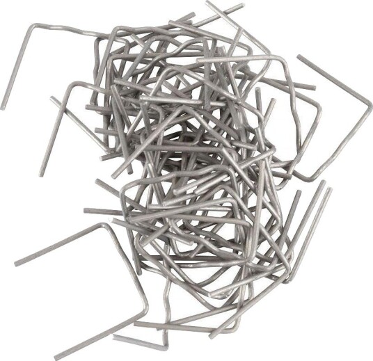 PELA 554165 Klammer Til Plastsveising, 0,8 mm, Rett, 50-Pakning