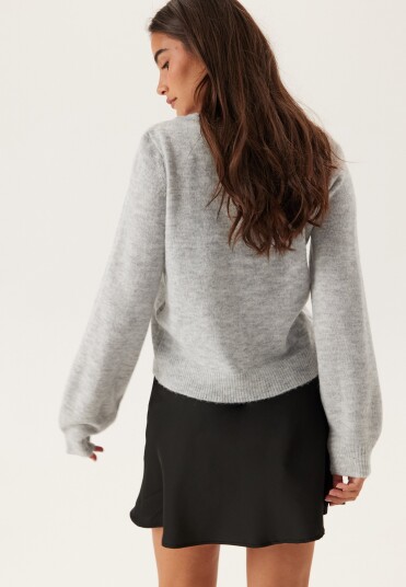 Vero Moda Vmlya Ls V-Neck Cardigan Btq Grey L Vero Moda Vmlya Ls V-Neck Cardigan Btq Grey L
