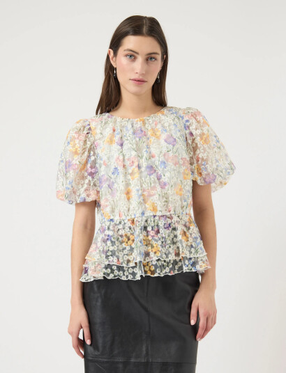 YAS Yasleanna Ss Top S. Show Cream 36