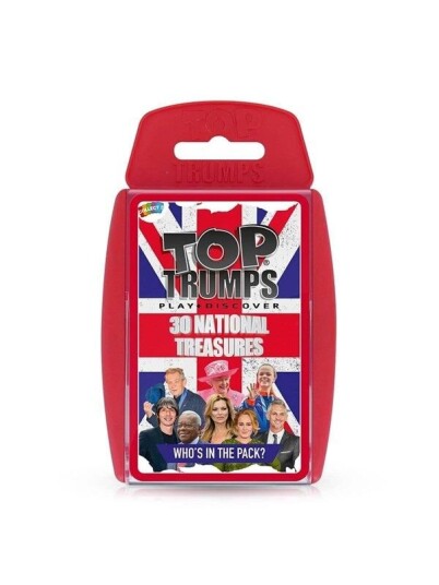 Winning Moves National Treasures Top Trumps Card Game English