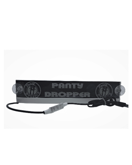 LED skilt 30x6 cm RGB i ulike modeller Modell: LED Sign 30x6 cm RGB Panty Dropper