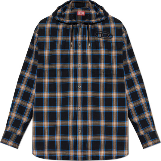 Diesel Herre Skjorter Flerfarget 2XL,