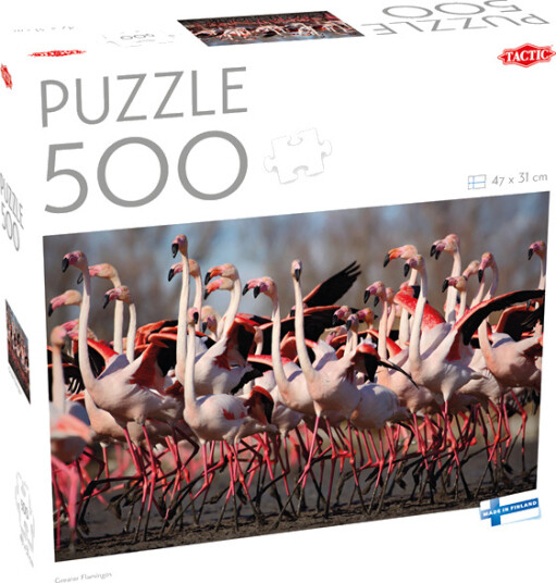 Tactic Puzzle Lovers Greater Flamingos 500 Pcs Puzzle