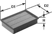 CLEAN FILTER MA 518 Luftfilter