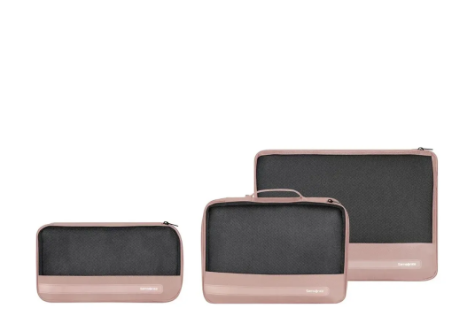 Samsonite Set Of 3 Packing Cubes - Pink - ONE SIZE