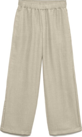 Vero Moda Vmmelaney Ls Straigh Pant Tlr Exp Beige L