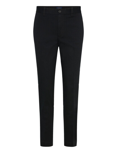 Polo Ralph Lauren Cropped Slim Fit Twill Chino Pant - Black - 32