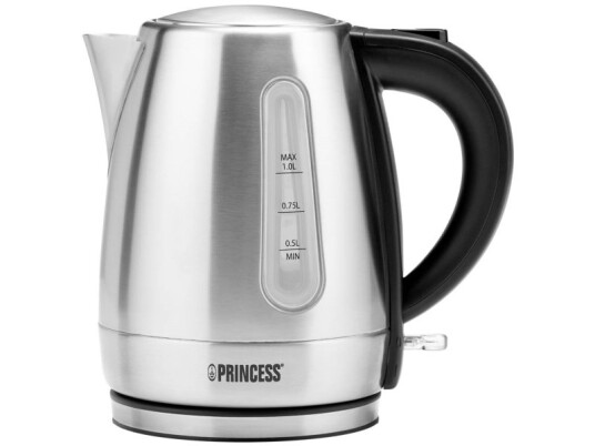 Princess 236023 Kjele 1 Liter 2.2 Kw Børstet Rustfritt Stål Princess 236023 Kjele 1 Liter 2.2 Kw Børstet Rustfritt Stål