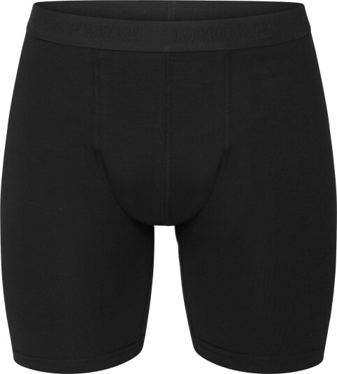 Gridarmor Men"s Merino Wool Long Boxers Black Beauty S
