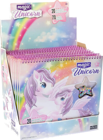 Toyrock Girabrilla Book Magic Unicorn - Pink - ONE SIZE Toyrock Girabrilla Book Magic Unicorn - Pink - ONE SIZE