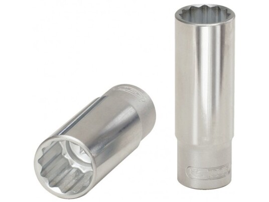 Ks Tools 12 mm 1/2" Stikkontakt i Kromvanadiumstål for Håndverktøy