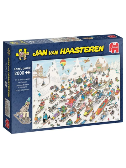 Jumbo Jan Van Haasteren Jigsaw Puzzle From Below! 2000 Pcs. Gulv