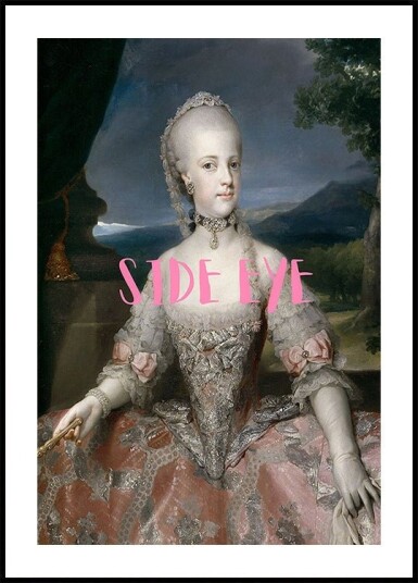 Side Eye Plakat Plakat / 30x40cm