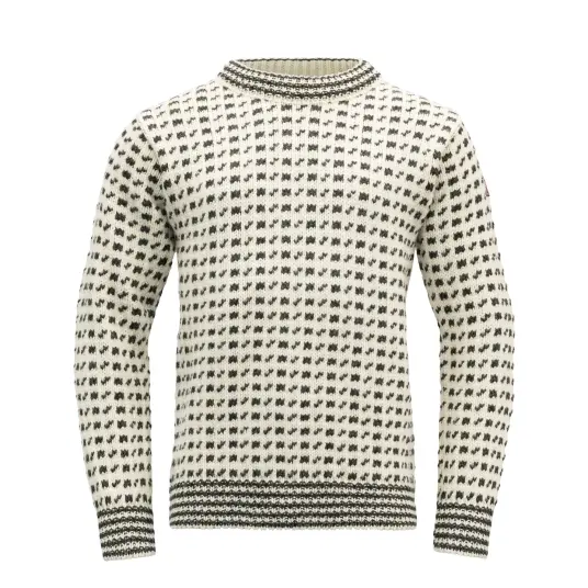 Devold Original Islender Crew Neck A/Offwhite/Anth L Devold Original Islender Crew Neck A/Offwhite/Anth L