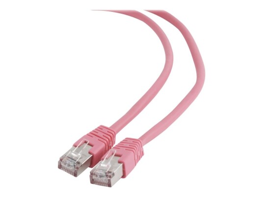 Gembird Koblingskabel Rj-45 Hann Til Rj-45 Hann 3 M Ftp Cat 6 Formstøpt Rosa