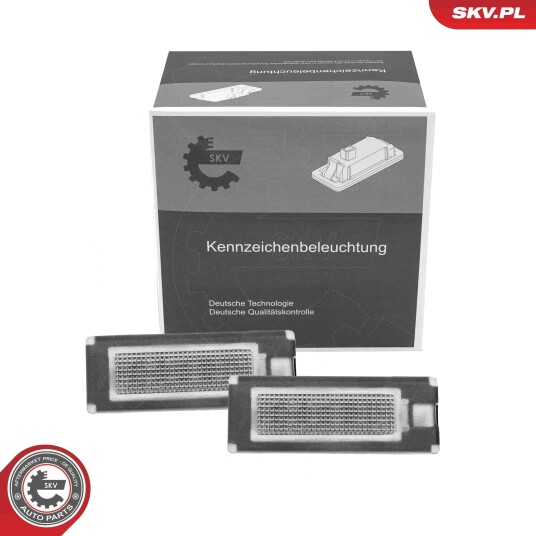 Nummerskiltlys ESEN SKV 72SKV622