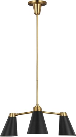 Signoret Chandelier Brass/Black S