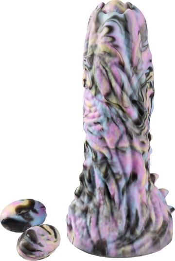 Creature Cocks Dragon Spawn Ovipositor Dildo med Egg Mixed colours