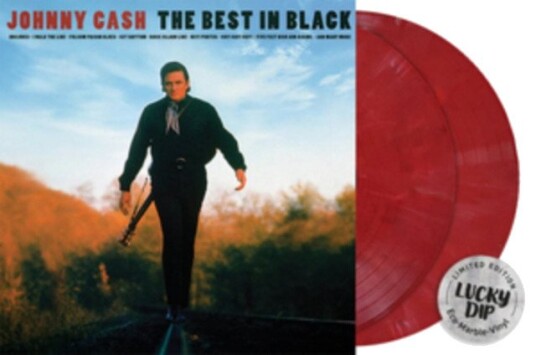Johnny Cash The Best In Black Uk Vinyl