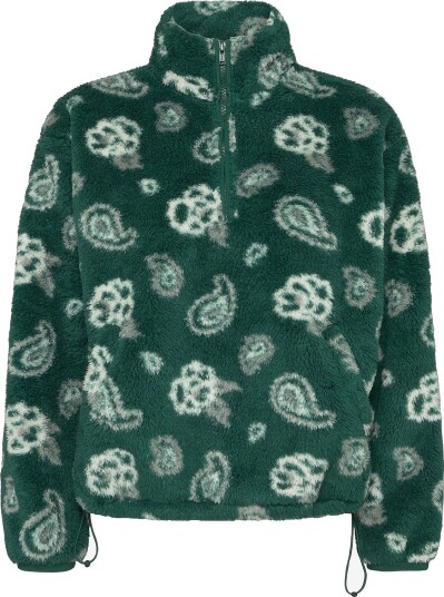 Levi"s® Atwood Sherpa 1/4 Zip Paisley GREENS XS