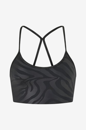 Casall - Sports-bh Sleek Strappy Printed - Svart