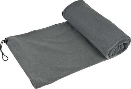 Sovepose 180 x 80 CM Smussfri Fleece Fire Sesonger Ultralett Forseglet Varm Camping Telt Sovepose Liner Enkeltperson (Grå)