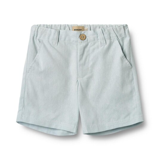 Wheat shorts Elvig – light blue chambray 110