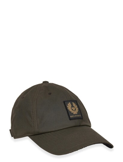 Belstaff Phoenix Wax Cap Black Khaki green ONE SIZE