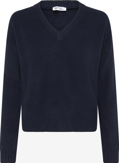 Mango Teen V-Neck Sweater - NAVY - XXS