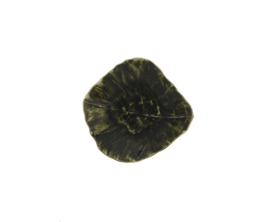 Costa Nova - Riviera miniskål løv 11x10 cm mørkegrønn/svart