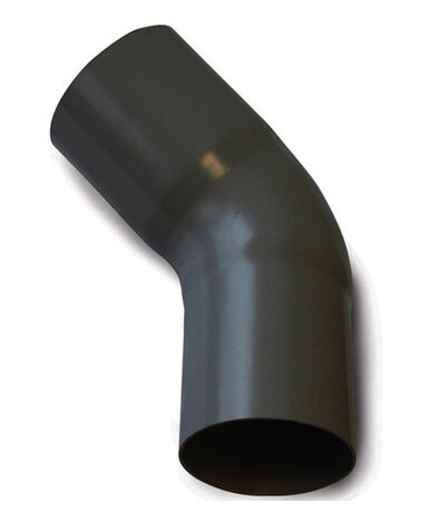 Plastmo Bend 45gr 75mm sort for plast takrenner
