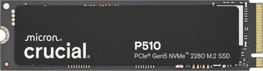Crucial P510 1TB NVMe Gen5 Intern SSD med PCI Express 5.0 Crucial P510 1TB NVMe Gen5 Intern SSD med PCI Express 5.0
