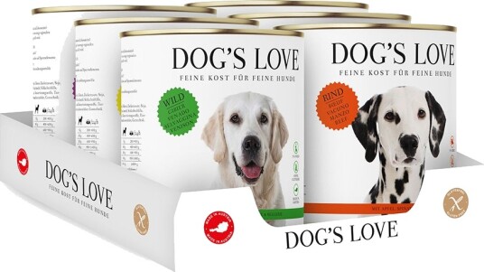Dog´S Love Våtfôr Adult Mixpakke 6 Sorter 6 X 800 G